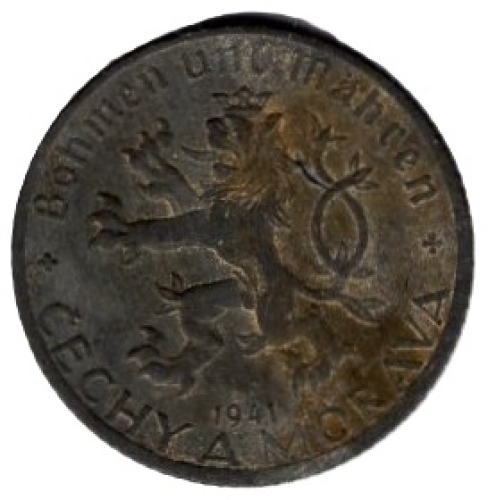 Böhmen und Mähren 50 Heller 1941 Protektorat