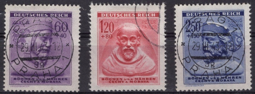 Böhmen und Mähren Mi 114 - 116 o gestempelt  Winterhilfswerk