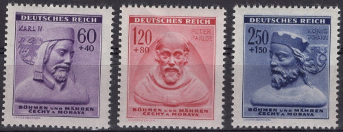 Böhmen und Mähren Michel 75-78 ** postfrisch Prager Messe