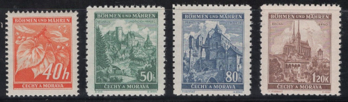 Böhmen und Mähren Michel 338-41 ** postfrisch 