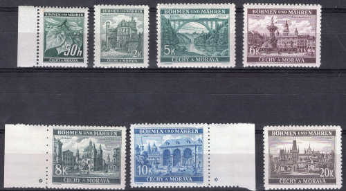 Böhmen und Mähren Michel 55-61 ** postfrisch