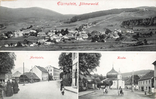 Böhmisch Eisenstein Sudetengua Železná Ruda * um 1920