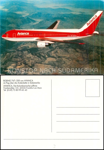 Boeing 767-200 Avianca
