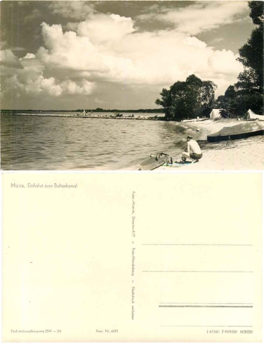 17248 Boek Müritz Einfahrt in den Bolterkanal *1963 Hanich0660