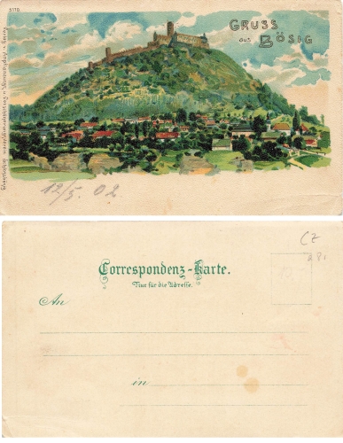 Boesig, greetings from ..., artist card, * approx. 190