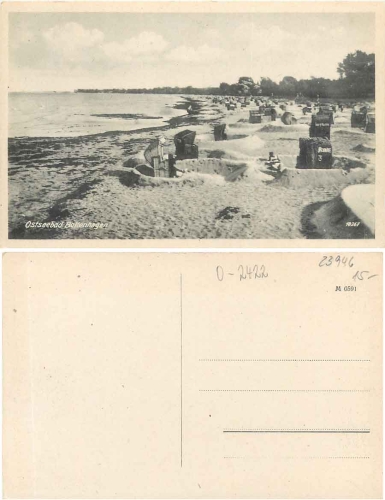 Boltenhagen Strandkörbe * ca. 1940