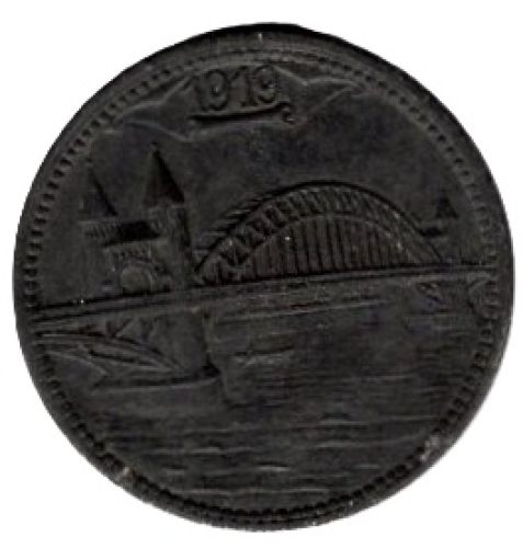 Bonn-Sieg district emergency money 10 pfennigs 1919 emergency coin