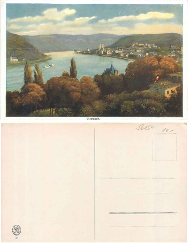 Boppard Künstlerkarte H. Hoffmann * ca.1920