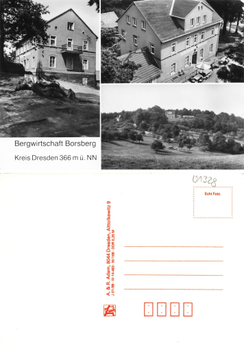 Borsberg bei Pillnitz Dresden Bergwirtschaft * um 1988