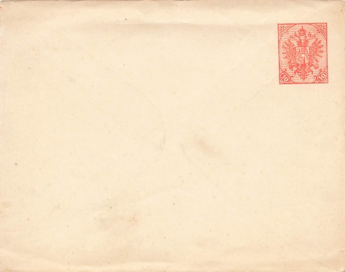 Bosnien und Herzegovina 10 Kreuzer  Ganzsachenumschlag um 1910