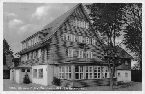 Brandbaude bei Habelschwerdt Schlesien Bystrzyca Klodzka Jagodna o 1934