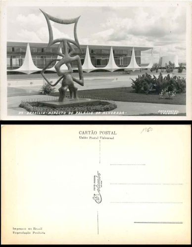 Brasilia Brazil Aspecto do Palacio da Alvorada *ca. 1960