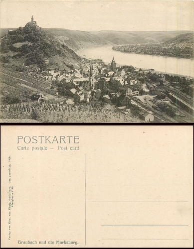 56338 Braubach Rhein Marksburg * 1908