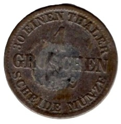 Braunschweig Herzogtum 1 Groschen 1859 Willhelm VIII.