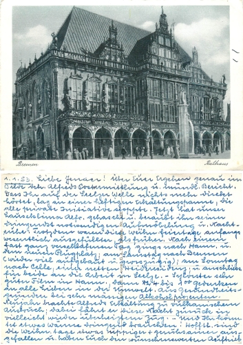 Bremen Rathaus gebr. ca.1950