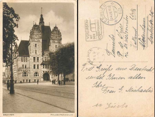 Bremen Polizeipräsidium o 24.08.1931