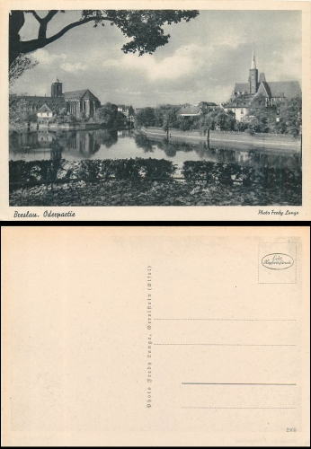 Breslau Oderpartie Silesia *ca.1940