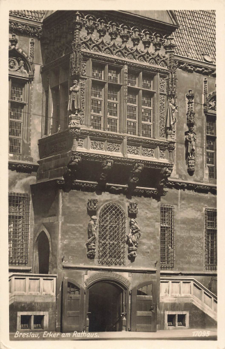Breslau Rathaus Schlesien Wrocław * um 1930