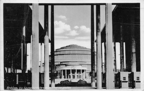 Breslau Jahrhunderthalle Schlesien Wrocław o 1938