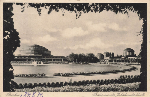 Breslau Jahrhunderthalle Schlesien Wrocław o 1934