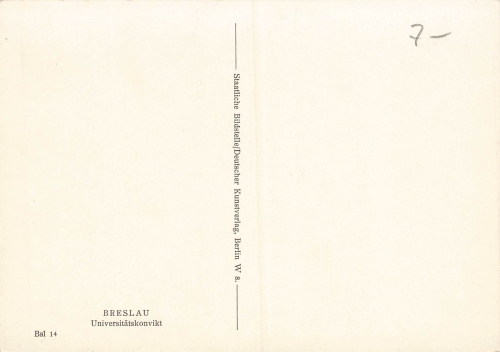Breslau Universität Schlesien Wrocław * um 1940