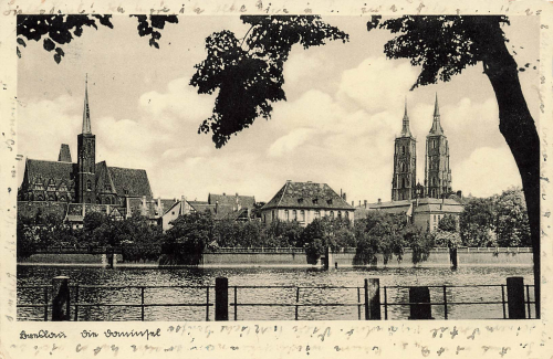 Breslau Dominsel Schlesien Wrocław o 1936