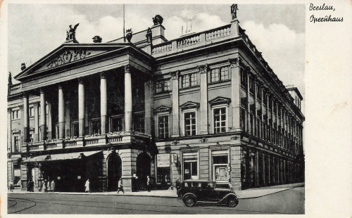 Breslau Oper Schlesien Wrocław o 1939