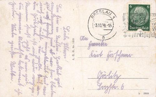 Breslau Oper Schlesien Wrocław o 1939