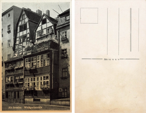 Breslau Schlesien Weissgerberohle Wroclaw * um 1920