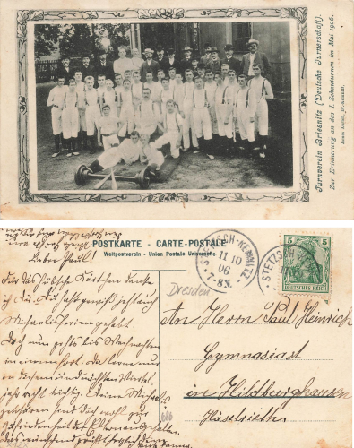 Briesnitz Dresden Gymnastics Club German Gymnastics Association o 1906