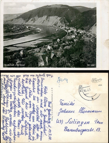 Brodenbach Mosel o 13.7.1950