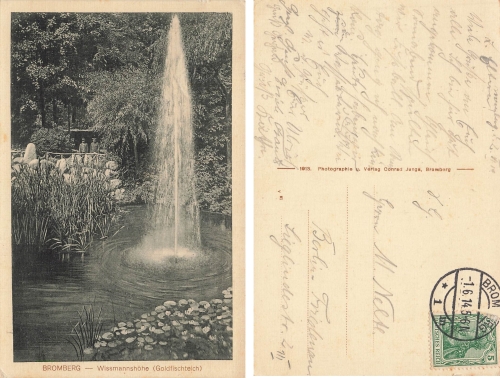 Bromberg Posen Wissmannshoehe Bydgoszcz o 1914