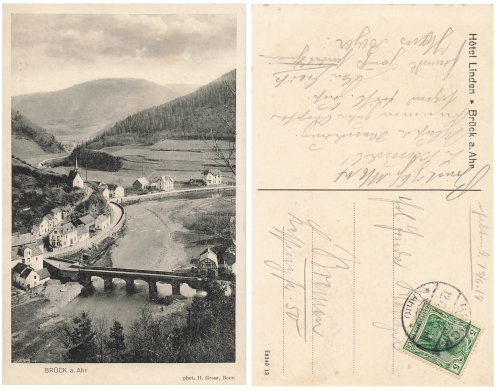 Bruck Ahrbruck Bridge o 13.6.1914