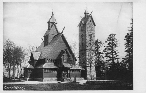 Brueckenberg Riesengebirge Kirche Wang Schlesien Bierutowice * um 1930