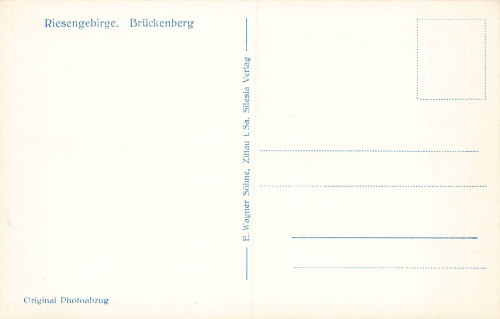 Brückenberg Riesengebirge Schlesien Bierutowice * um 1930