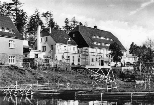 Brüderwiese Deutscheinsiedel Erzgebirge Ferienheim VEB BKK Erich Weinert o 1975