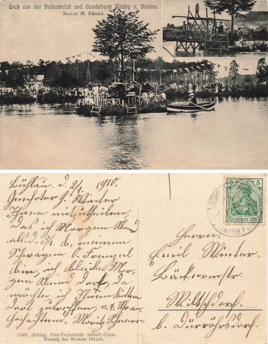 Buehlau und Weißig Dresden Badeanstalt o 1910