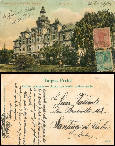 Buenos Aires El Tigre Hotel o 1908
