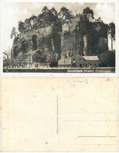 Bürgstein Einsiedlerstein * ca. 1930
