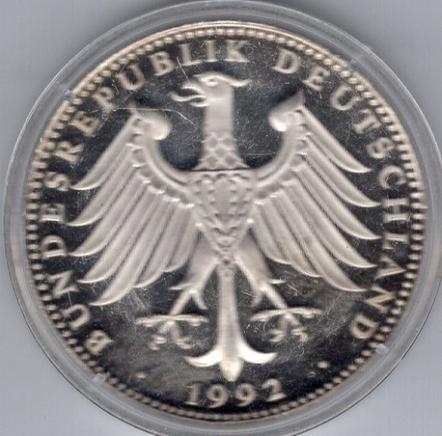 Bundeskanzler Konrad Adenauer zum 25. Todestag 1992 Medaille PP