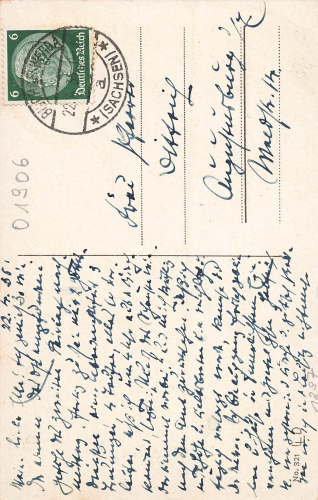 01906 Burkau Oberlausitz Kriegerdenkmal o 1935