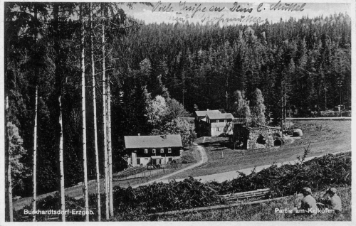 Burkhardtsdorf Erzgebirge am Kalkofen o 1934