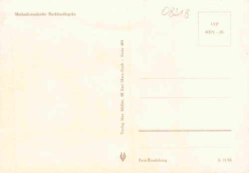 08321Burkhardtsgrün Zschorlau Methodistenkirche * 1965