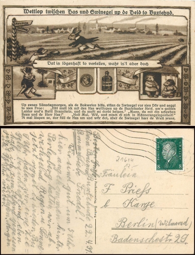 21614 Buxtehude Race Haase and Hedgehog o April 22, 1931