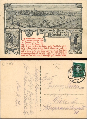 Buxtehude Wettlop twüschen Has und Swinegel o 9.7.31