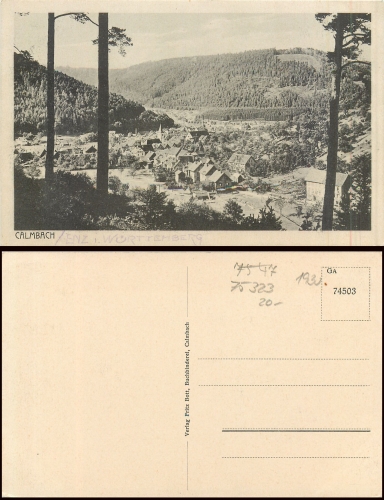 75323 Calmbach Enz *ca. 1930