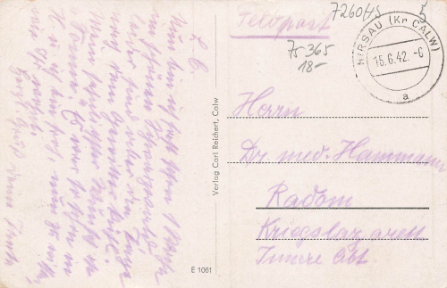Calw Bridge o June 15, 1942