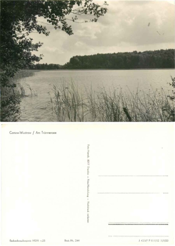 17255 Canow Wustrow Am Truennen See *1964 Hanich0244