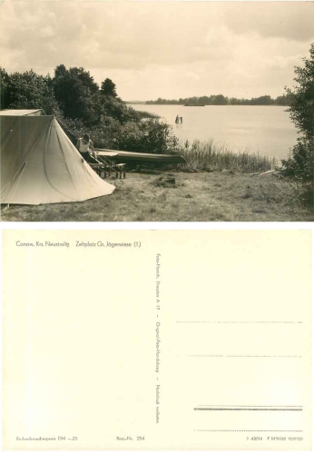 17255 Canow Zeltplatz Jägerwiese  *1962 Hanich0254