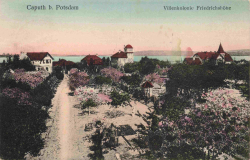 Caputh am Schwielowsee Villenkolonie Friedrichshöhe alte Ansichtskarte o 1919